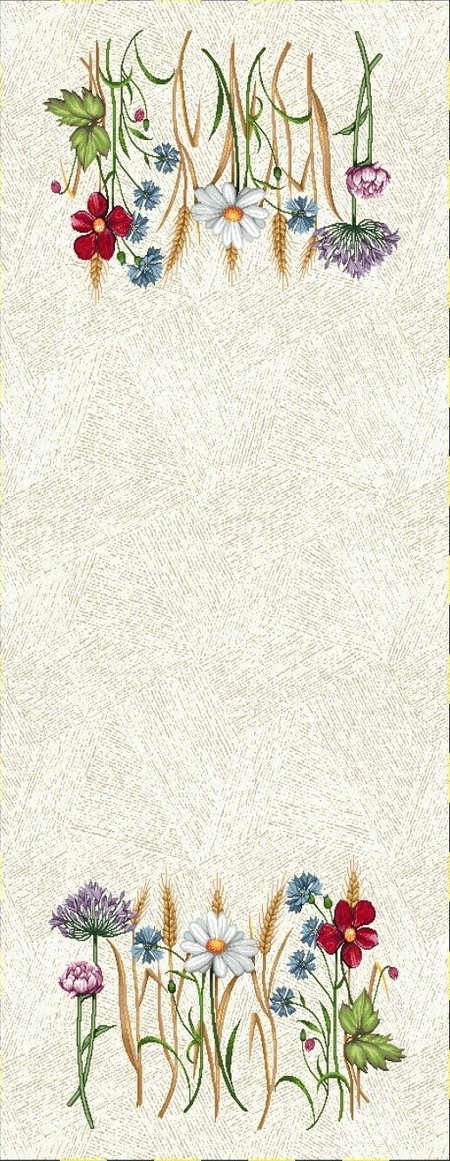 Bieżnik 40x100 | Kwiaty