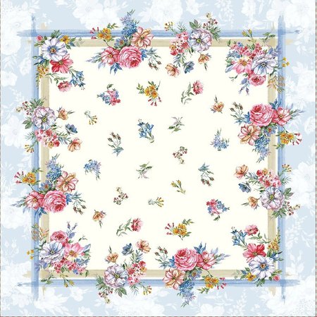 Obrus 100x100 | Kwiaty
