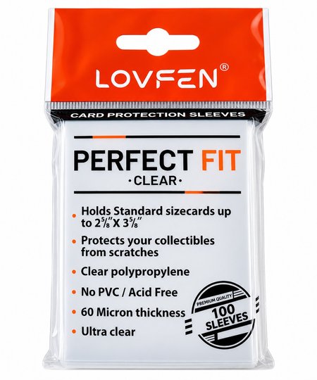 LOVFEN Perfect Fit Clear Koszulki na karty - 100szt