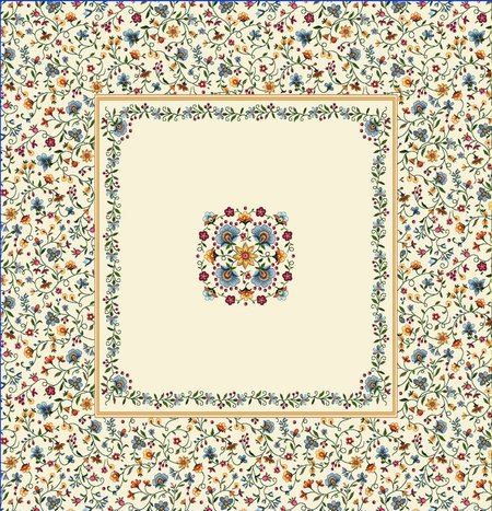 Obrus 100x100 | Kwiaty