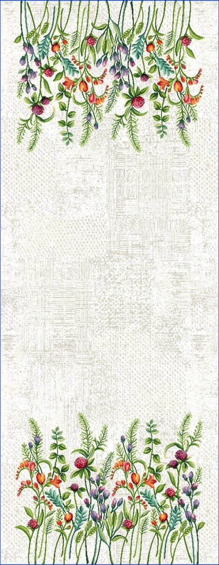 Bieżnik 40x100 | Kwiaty