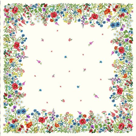 Obrus 100x100 | Kwiaty