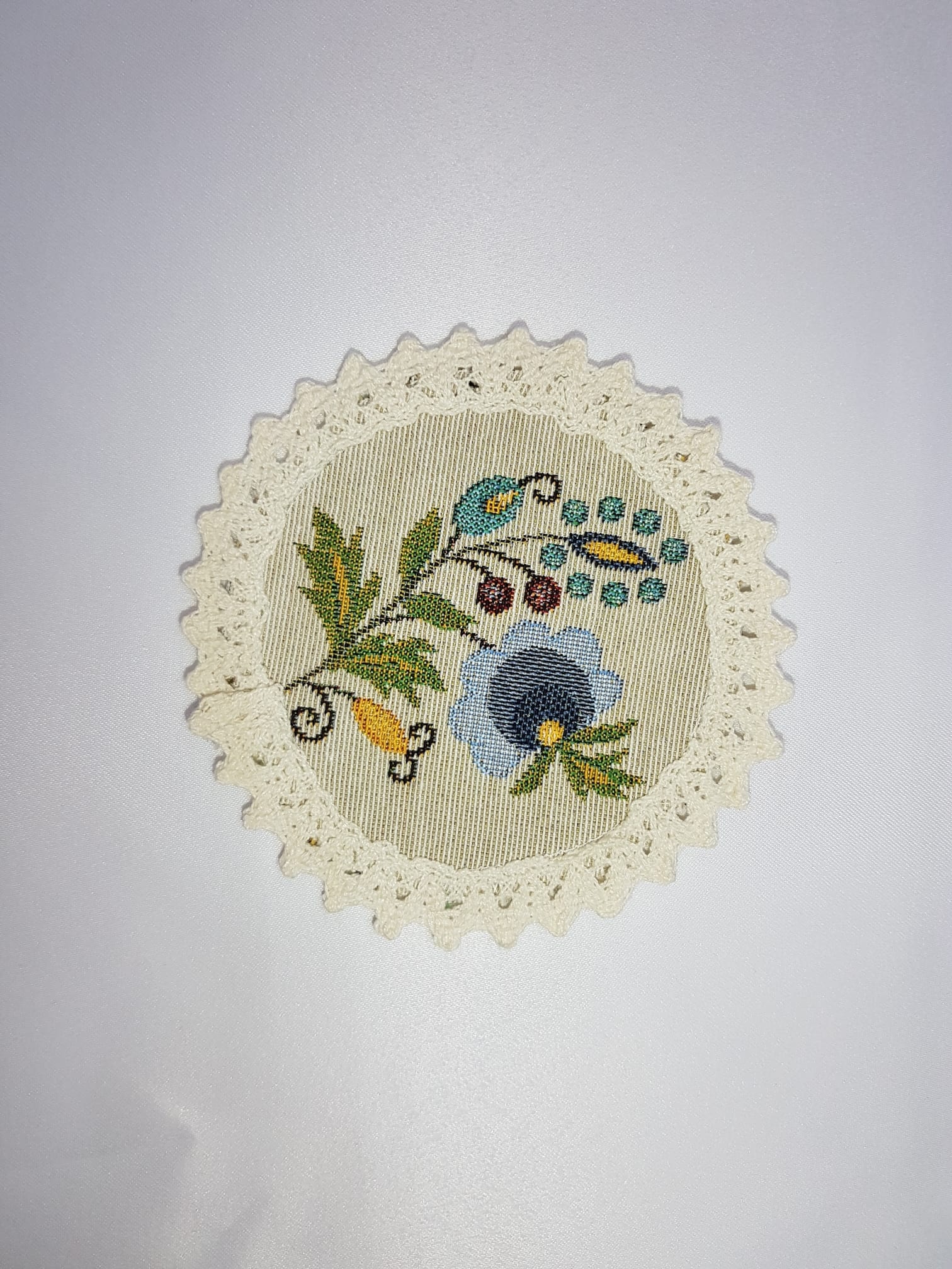 Podkładka kaszubska pod kubek 12 cm
